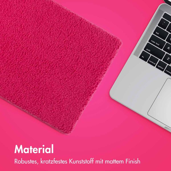 imoshion Teddy Hard Cover für das MacBook Air 15 Zoll (2023) / Air 15 Zoll (2024) M3 chip - A2941 / A3114 - Hot Pink