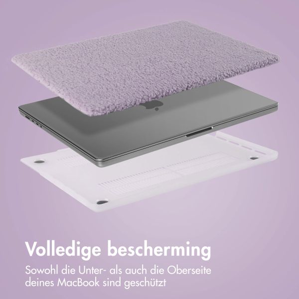 imoshion Teddy Hard Cover für das MacBook Pro 13 Zoll (2020 / 2022) - A2289 / A2251 / A2338 - Lavender Lilac