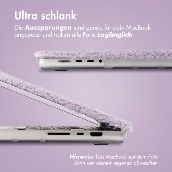 imoshion Teddy Hard Cover für das MacBook Pro 13 Zoll (2020 / 2022) - A2289 / A2251 / A2338 - Lavender Lilac