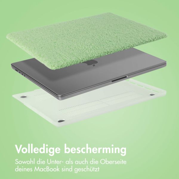 imoshion Teddy Hard Cover für das MacBook Air 15 Zoll (2023) / Air 15 Zoll (2024) M3 chip - A2941 / A3114 - Matcha Green