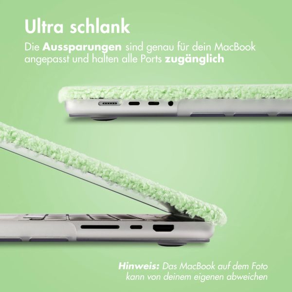 imoshion Teddy Hard Cover für das MacBook Pro 14 Zoll (2021) / Pro 14 Zoll (2023) M3 chip - A2442 / A2779 / A2918 - Matcha Green