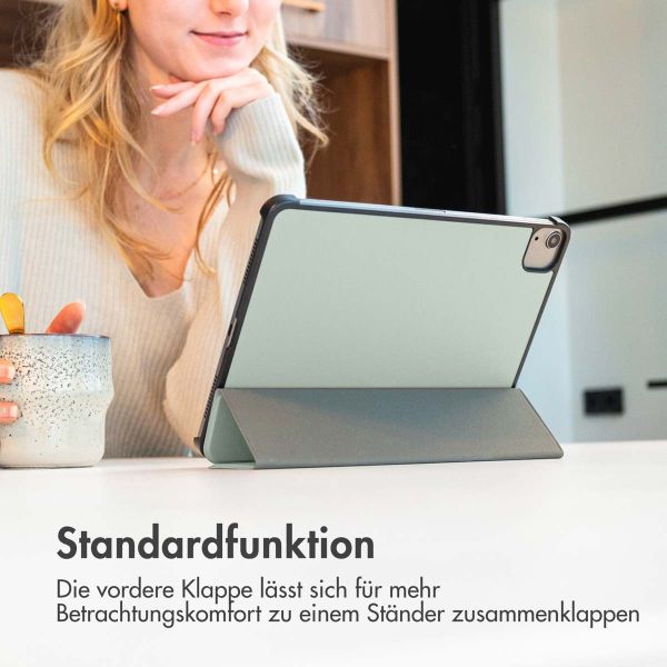 imoshion Trifold Klapphülle für das iPad 9 (2021) 10.2 Zoll / iPad 8 (2020) 10.2 Zoll / iPad 7 (2019) 10.2 Zoll - Hellgrün