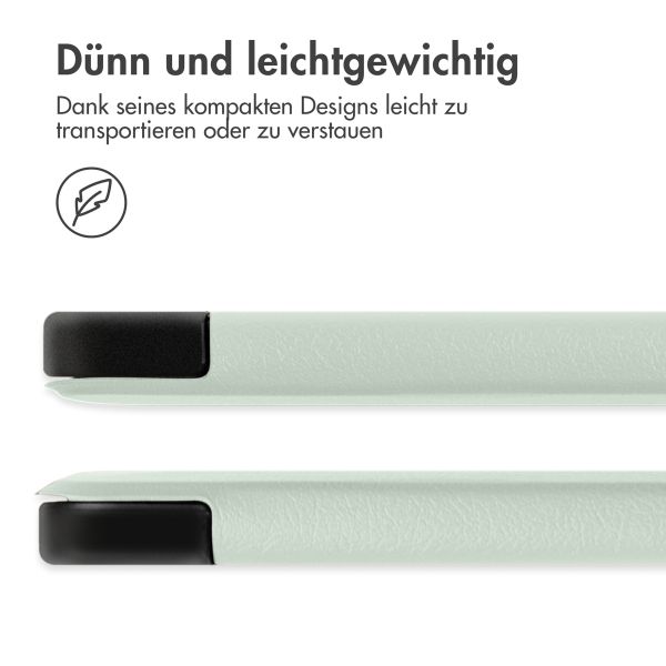 imoshion Trifold Klapphülle für das iPad 6 (2018) 9.7 Zoll / iPad 5 (2017) 9.7 Zoll / Air 2 (2014) / Air 1 (2013) - Hellgrün