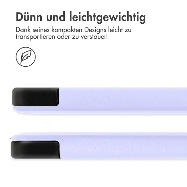 imoshion Trifold Klapphülle für das iPad 9 (2021) 10.2 Zoll / iPad 8 (2020) 10.2 Zoll / iPad 7 (2019) 10.2 Zoll - Lila