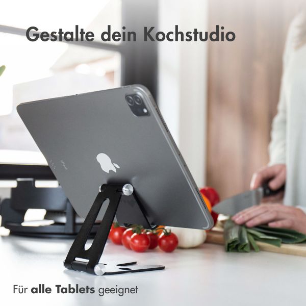 imoshion Handyhalterung für den Schreibtisch für das iPhone 6 - Tablethalter für den Schreibtisch - Verstellbar - Aluminium - Schwarz