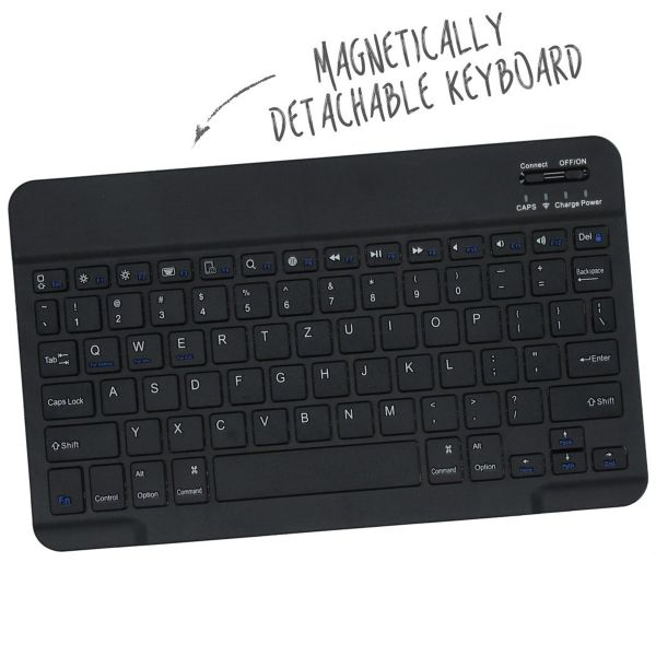 Accezz QWERTZ ﻿Bluetooth Keyboard Klapphülle für das iPad Pro 13 (2024) M4 - Schwarz