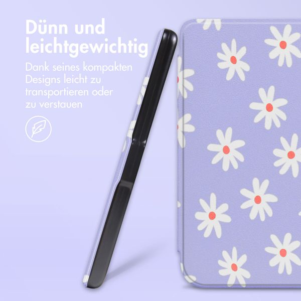 imoshion Design Slim Soft Case Sleepcover für das Pocketbook Verse / Verse Pro / Vivlio Light / Light HD - Flowers Distance