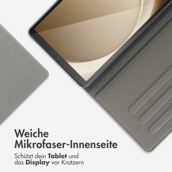 Accezz Classic Tablet Case für das Samsung Galaxy Tab A9 8.7 Zoll - Schwarz