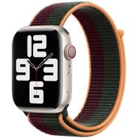 Apple Sport Loop Band für die Apple Watch Series 1-9 / SE - 38/40/41 mm / Series 10 - 42 mm - Dark Cherry/Forest Green