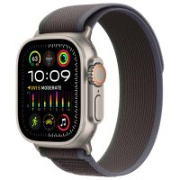 Apple Trail Loop Band für das Apple Watch Series 1-9 / SE / Ultra (2) - 42/44/45/49 mm - Größe S/M - Blau / Schwarz