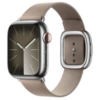 Apple Modern Buckle FineWoven für die Apple Watch Series 1-9 / SE - 38/40/41 mm - Größe L - Tan