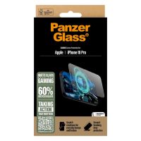 PanzerGlass Gaming Screen Protector Ultra Wide Fit mit Applikator für das iPhone 16 Pro