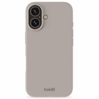 Holdit Silicone Case für das iPhone 16 Plus - Taupe