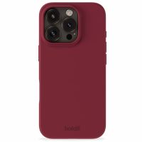 Holdit Silicone Case für das iPhone 16 Pro Max - Red Velvet