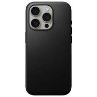 Nomad Modern Leather Case für das iPhone 15 Pro - Schwarz