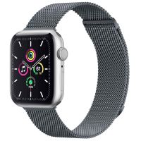 imoshion Mailändische Magnetarmband für die Apple Watch Series 1-10 / SE / Ultra (2) - 42/44/45/46/49 mm - Größe M - Grau