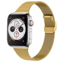 imoshion Mailändische Faltarmband für das Apple Watch Series 1-9 / SE - 38/40/41 mm / Series 10 - 42 mm - Gold