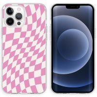 imoshion Design Hülle für das iPhone 13 Pro - Retro Pink Check