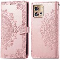 imoshion Mandala Klapphülle für das Motorola Edge 30 Fusion - Rose Gold