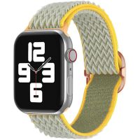 imoshion Elastische Nylonarmband für das Apple Watch Series 1-9 / SE - 38/40/41 mm / Series 10 - 42 mm - Hellgrün