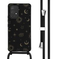 imoshion Silikonhülle design mit Band für das Samsung Galaxy A53 - Sky Black