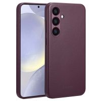 Accezz MagSafe Leather Backcover für das Samsung Galaxy S24 Plus - Heath Purple