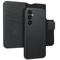 Accezz 2-in-1 Klapphülle aus Leder mit MagSafe für das Samsung Galaxy S24 Plus - Onyx Black