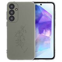 imoshion Design Hülle für das Samsung Galaxy A55 - Floral Green