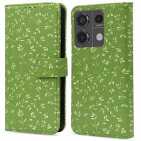 imoshion Design Klapphülle für das Xiaomi Redmi Note 13 Pro (5G) / Poco X6 - Green Flowers