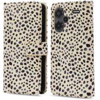 imoshion Design Klapphülle für das Xiaomi Redmi Note 13 Pro Plus (5G) - Black And White Dots