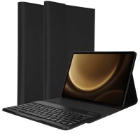 Accezz QWERTY Bluetooth Keyboard Klapphülle für das Samsung Galaxy Tab S9 FE Plus 12.4 Zoll