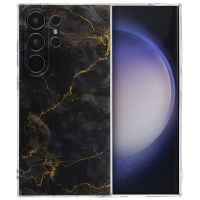 imoshion Design Hülle für das Samsung Galaxy S24 Ultra - Black Marble