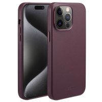 Accezz MagSafe Leather Backcover für das iPhone 15 Pro Max - Heath Purple