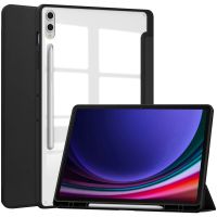 imoshion Trifold Hardcase Klapphülle für das Samsung Galaxy Tab S9 Plus 12.4 Zoll - Schwarz