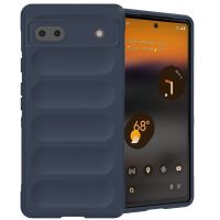 imoshion EasyGrip Back Cover für das Google Pixel 6a - Dunkelblau