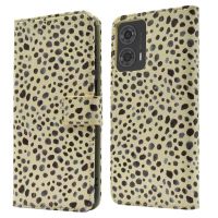 imoshion Design Klapphülle für das Motorola Moto G24 Power - Black And White Dots