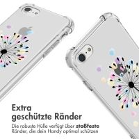 imoshion Design Hülle mit Band für das iPhone SE (2022 / 2020) / 8 / 7 - Sandstone Dandelion