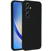 Accezz Liquid Silikoncase für das Samsung Galaxy A35 - Schwarz