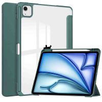iMoshion Trifold Hardcase Klapphülle für das iPad Air 13 Zoll (2024) M2 - Grün
