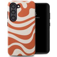 Selencia Vivid Back Cover für das Samsung Galaxy S23 - Dream Swirl Orange