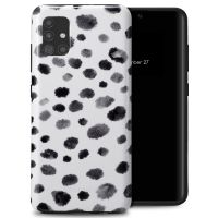 Selencia Vivid Back Cover für das Samsung Galaxy A51 - Trendy Leopard