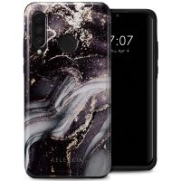 Selencia Vivid Back Cover für das Huawei P30 Lite - Chic Marble Black