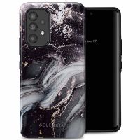 Selencia Vivid Back Cover für das Samsung Galaxy A53 - Chic Marble Black