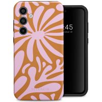 Selencia Vivid Back Cover für das Samsung Galaxy A35 - Modern Bloom Pink