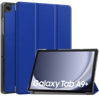 imoshion Trifold Klapphülle für das Samsung Galaxy Tab A9 Plus - Cobalt Blue