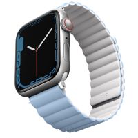 Uniq Revix doppelseitiges Armband für die Apple Watch 1-9 / SE / Ultra (2) – 42/44/45/49 mm – Arctic (White/Blue)