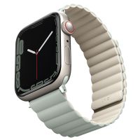 Uniq Revix doppelseitiges Armband für die Apple Watch 1-9 / SE – 38/40/41 mm – Salbei/Beige