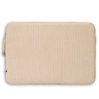 Selencia Cord Laptop Hülle 13-14 Zoll - Laptop Sleeve - Beige