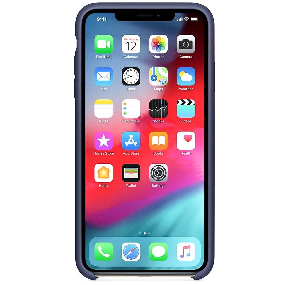 Apple Leder Case Dunkelblau Fur Das Iphone Xs Max Handyhuellen De