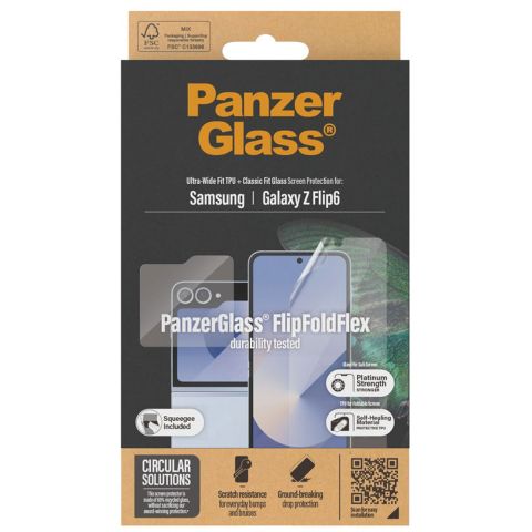 PanzerGlass Case Friendly Antibakterieller Screen Protector für das Samsung Galaxy Z Flip 6